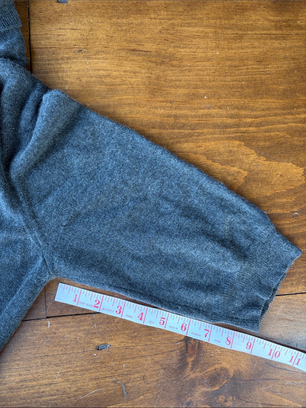 Saks Fifth Avenue Gray Cashmere Turtleneck Sweater Sz XL - Picture 10 of 12